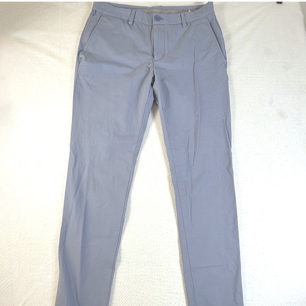 Vineyard Vines On-The-Go Chino Pants Mens 32x34 Performance Stretch Bluish Gray - Picture 3 of 9
